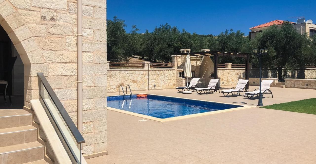 Levanda Luxury Stone Villa Kalyves Exterior photo