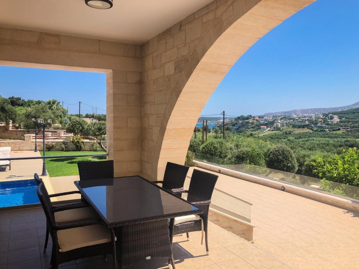 Levanda Luxury Stone Villa Kalyves Exterior photo