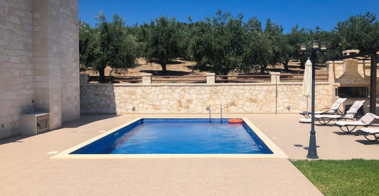 Levanda Luxury Stone Villa Kalyves Exterior photo