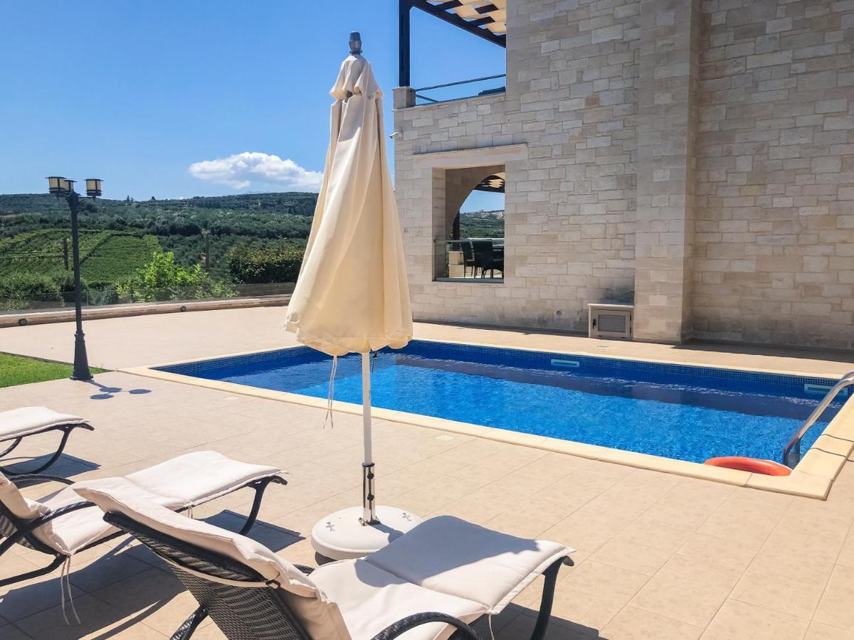 Levanda Luxury Stone Villa Kalyves Exterior photo